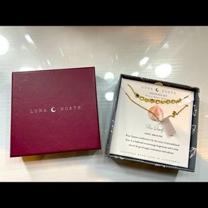 necklace set with crystals